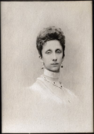 Portrait of Princess Maria Luisa of Bourbon Parma, Princess consort of Bulgaria by French Photographer